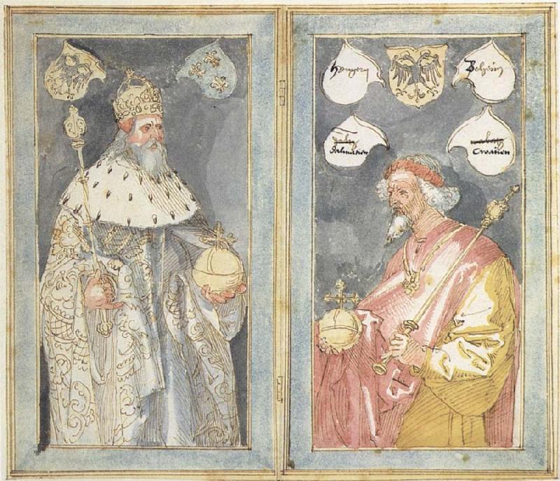 Albrecht Durer Model for the Portraits of the Emperors Spain oil painting art